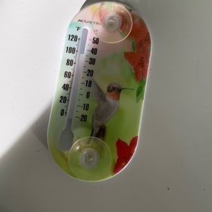 Small Hummingbird thermometer